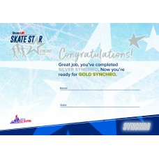 Skate UK Skate Stars Synchronized Certificate - Platinum